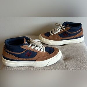 New Balance Navy and Brown Sneakers